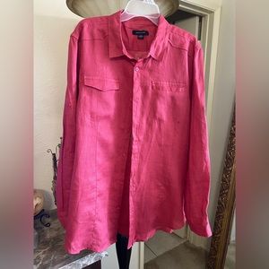 Men’s Linen Button Down Shirt